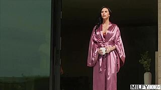piper press ditches her hubby by the pool to ride that huge cock doggystyle nonstop