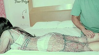 Desi malkin gets fucked hard by naukar after scolding in hindi