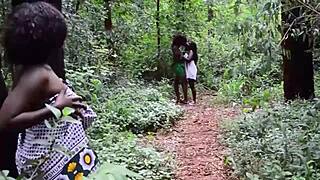 real ebony african amateurs roughly eat each other's tight virgin pussies