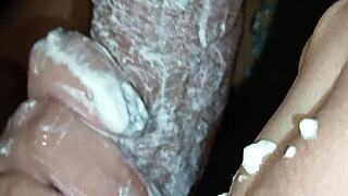 I feel so naughty sucking my stepbro's huge cock with whipped cream!