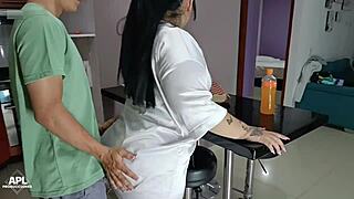 hey stepson want some juicy pussy instead of pizza from your horny stepmom?