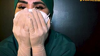 i can't resist stroking my cock with tight latex gloves in extreme fetish play