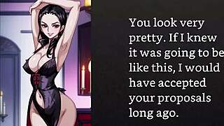 imagine nico robin as your new sweetheart giving joi with sounding and gentle femdom humiliation