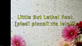 Small Lethal Bare Feet Dominate Slave in BDSM Humiliation Fetish