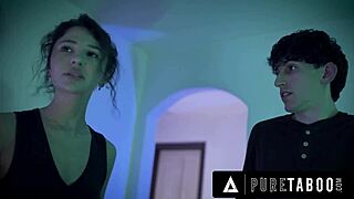 hailey rose caught with cum facial from stepdad stepbro party bust