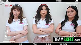 perky butts learn control from vibrator lessons then cock