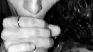 Rhonda BJ Queen Deepthroats and Sucks Cum from Monster Cock Close-Up