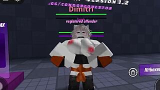 damn this roblox whore gets monster bbc used hard in game