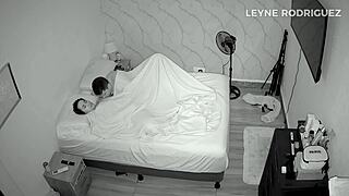 StepMom Caught Filming Stepson's Huge Cock Creampie in Bedroom Taboo!