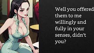 imagine nico robin as your new sweetheart giving joi with sounding and gentle femdom humiliation