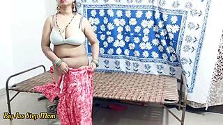 imagine your desi stepmom bending over for boyfriend's rough doggystyle cock slamming doesn't that fantasy make you throb?