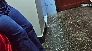 This horny petite latina with hairy pussy gets pov doggystyle pounding after school like a slut