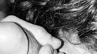 Rhonda BJ Queen Deepthroats and Sucks Cum from Monster Cock Close-Up