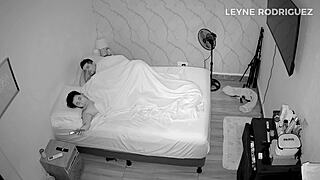 StepMom Caught Filming Stepson's Huge Cock Creampie in Bedroom Taboo!