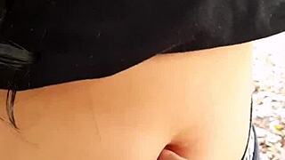 sexy latina's fetish belly begs for my hungry admiration