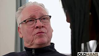 old man devours juicy ebony samantha cruz's chocolate pussy