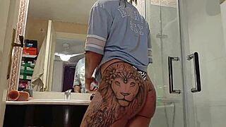 SUCKING And Destroying My Giant Dildo Now!!