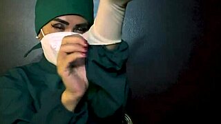 i can't resist stroking my cock with tight latex gloves in extreme fetish play