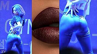 Ever seen a sexy Chinese babe dance in tight leather pants like this?