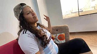 Beat my gamer friend now she gives pov oral anal creampie celebration