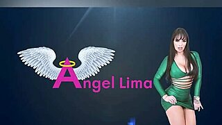 Look at Angel Lima fingering her wet pussy on those public stairs, damn!