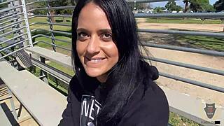 yolanda yamz curves bounce on rome major bbc deepthroat doggy forest outdoor passion