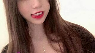 Sweet faced big tits shaved pussy girl deepthroats daddy sm fingering closeup cumshot pov