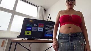 damn this brazilian milf blonde fills every hole in wild gangbang orgy