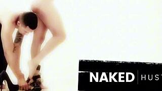 Exotic baddie hallway pounding in mansion hides wild secrets