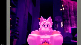 Furry Roblox Slut Fucked by Monster Cock Anal