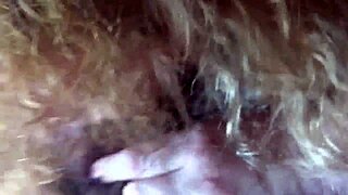 Excited Old Italian Redhead Lady Toys Her Hole with Cock