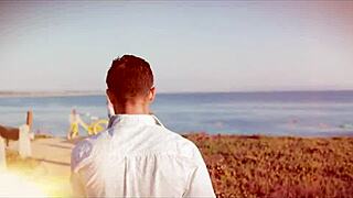 Cindy Dollar strips red dress outdoors then vibes shaved pussy in heels