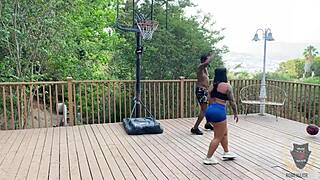 Basketball game heats up as rome major bareback fucks monica santhiago big ass interracial cowgirl deepthroat