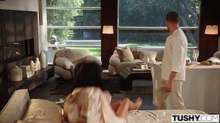 curvy anissa kate milf anal hungry gets massaged into deepthroat rimjob assfucking creampie