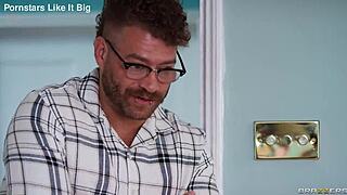 manifesting jess nova's hot mouth fill as brazzers crew chokes her deep in slow-mo face fuck