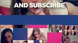 stepmom cheers with sloppy blowjob footjob and big tittyfuck