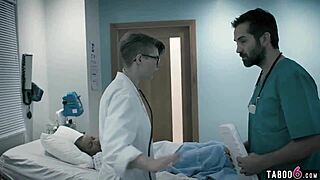 dirty doctor drills petite blonde teen patient deep in hospital