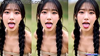 Korean webcam babe ai generated blowjob failgrace 22yo session