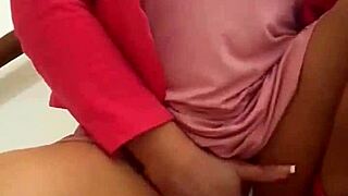 Look at Angel Lima fingering her wet pussy on those public stairs, damn!