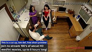 lenna lux gets her pussy gaped in spy cam gyno exam by doctor at tampa university