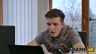 imagine this czech dorm blonde with big natural tits getting creampied by horny boy