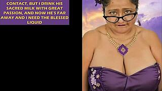 Miss latin rain bbw fat latina princess swallows cum after 12 days dreaming horny