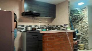 Naughty maid follows bold orders for her creamy cum reward.