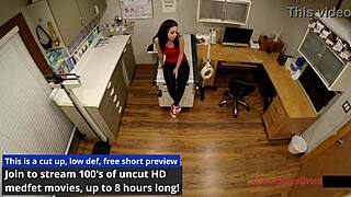 lenna lux gets her pussy gaped in spy cam gyno exam by doctor at tampa university