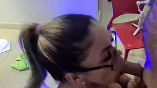 horny brazilian gives sloppy motel blowjob that drives me crazy