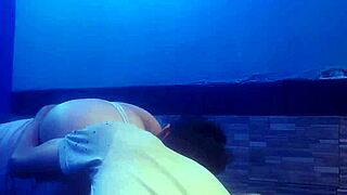 licking my latina wife's juicy pussy in motel before doggystyle pounding