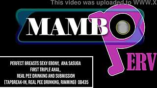 perfect breast ebony ana sasuga faces triple anal challenge