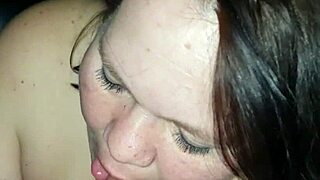 she relaxes sucking my throbbing cock deep down her throat