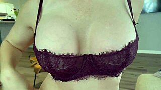 blonde milf's big tits and perfect ass hint at deep sucking and hard fucking