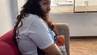 Beat my gamer friend now she gives pov oral anal creampie celebration